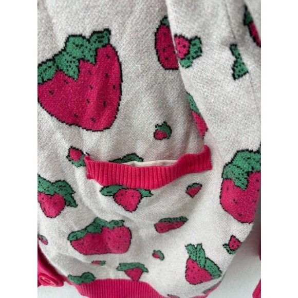 Disney Pixar Toy Story 3 Lotso Bear & Strawberries Cardigan Sweater‎ Size 2X - Picture 3 of 8